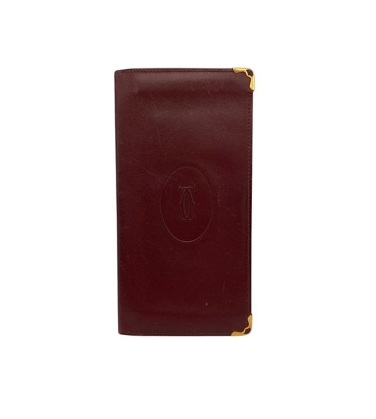 Cartier カルティエ マストライン 2つ折り 長札入れ 中古 D4
