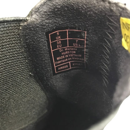 Dr.Martens ドクターマーチン HURSTON サイドゴアブーツ レディース レザー ヒール チェルシーブーツ ブラック UK5 中古 T1