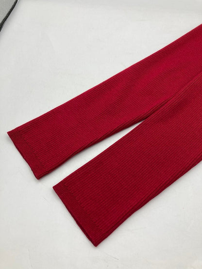 TOCCA トッカ シルク混 カーディガン サイドリボン 401587 サイズXS ボルドー 中古 D4