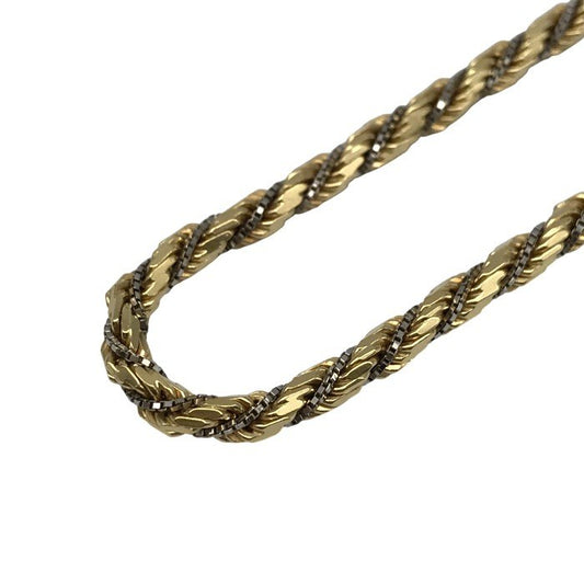 K18 ネックレス レディース スクリュー&ベネチアンチェーン ゴールド  50cm 中古 T1