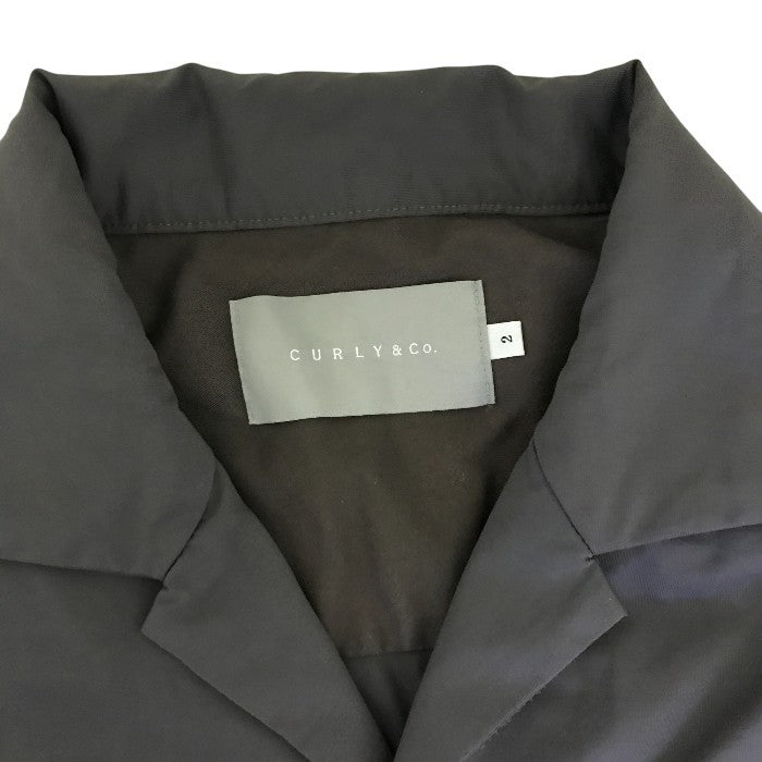 CURLY＆CO カーリーアンドシーオー セットアップ 2 トップス ボトムス パンツ メンズ グレー 半袖 夏 中古 W1