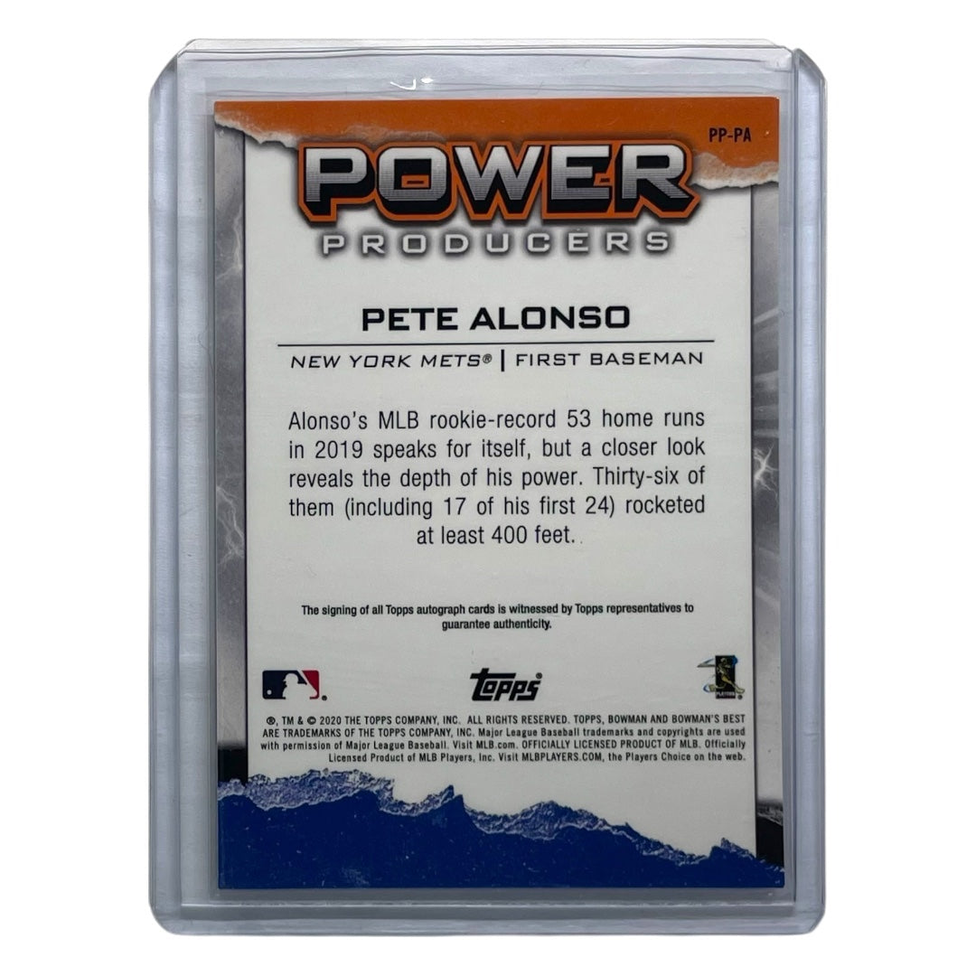 TOPPS MLBカード BOWMAN'S BEST PETE ALONSO NEW YORK METS /99 #PP-PA 中古 IT2