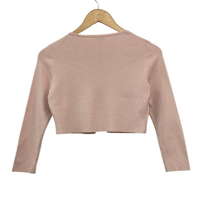 TOCCA トッカ ビジュー付 ボレロ カーディガン サイズXS ピンク 中古 D4