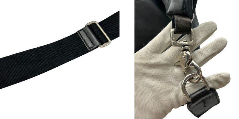 Daniel＆Bob ダニエル＆ボブ レザー ショルダーバッグ 2WAY メンズ 大きめ クロコ調 通勤 中古 W４