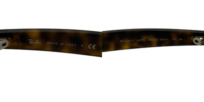 レイバン Ray Ban サングラス RB4165F 856/13 JUSTIN LIGHT HAVANA RUBBERBROWN GRADIENT ブランド レディース メンズ べっ甲 カラーレンズ 中古 W４