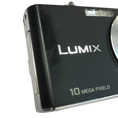 Panasonic パナソニック LUMIX ルミックス コンパクトデジタルカメラ エクストラブラック 光学4倍ズーム 広角25mm DMC-FX35-K 中古 T1