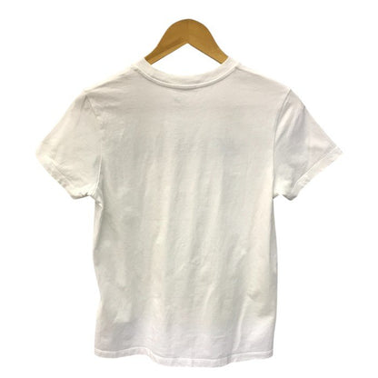 MONCLER モンクレール Tシャツ レディース コットン 半袖 ロゴ シンプル ホワイト XSサイズ 110938C00009 829HP 中古 T1
