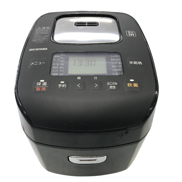 アイリスオーヤマ 圧力IHジャー炊飯器 3合 RC-PD30-B ブラック 中古 Y1