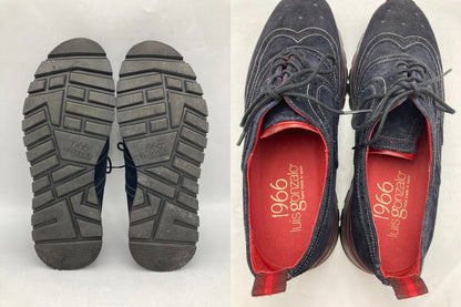 luis gonzalo ルイスゴンザロ ウイングチップ スエードシューズ 中古 D4