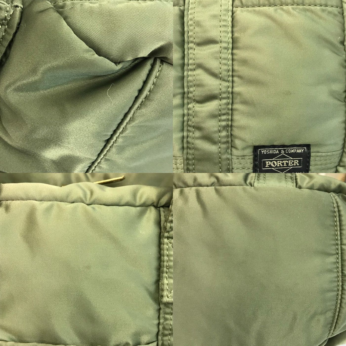 PORTER ポーター タンカー ダッフルバッグ メンズ TANKER DUFFLE BAG セージグリーン 622-76997 中古 T1