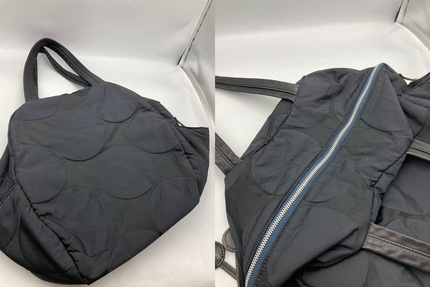 CRESCENT クレッシェント 水玉 トートバッグ 中古 D4