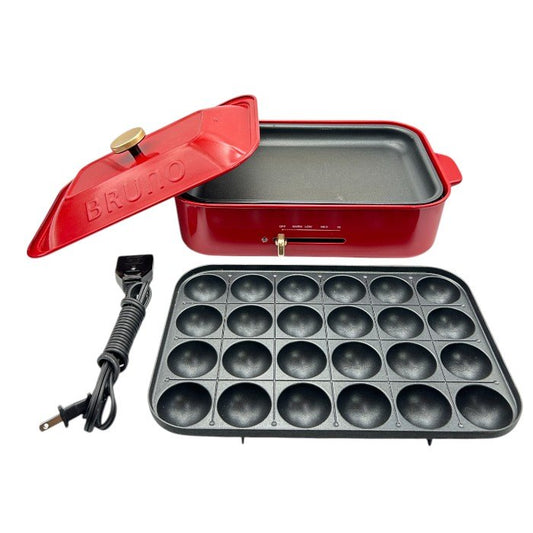 BRUNO ブルーノ コンパクト ホットプレート BOE021 焼肉 たこ焼き キッチン家電 調理器具 中古 W４