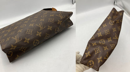 Louis Vuitton ルイヴィトン モノグラム ポッシュトワレット26 ポーチ セカンドバッグ M47542 中古 D4