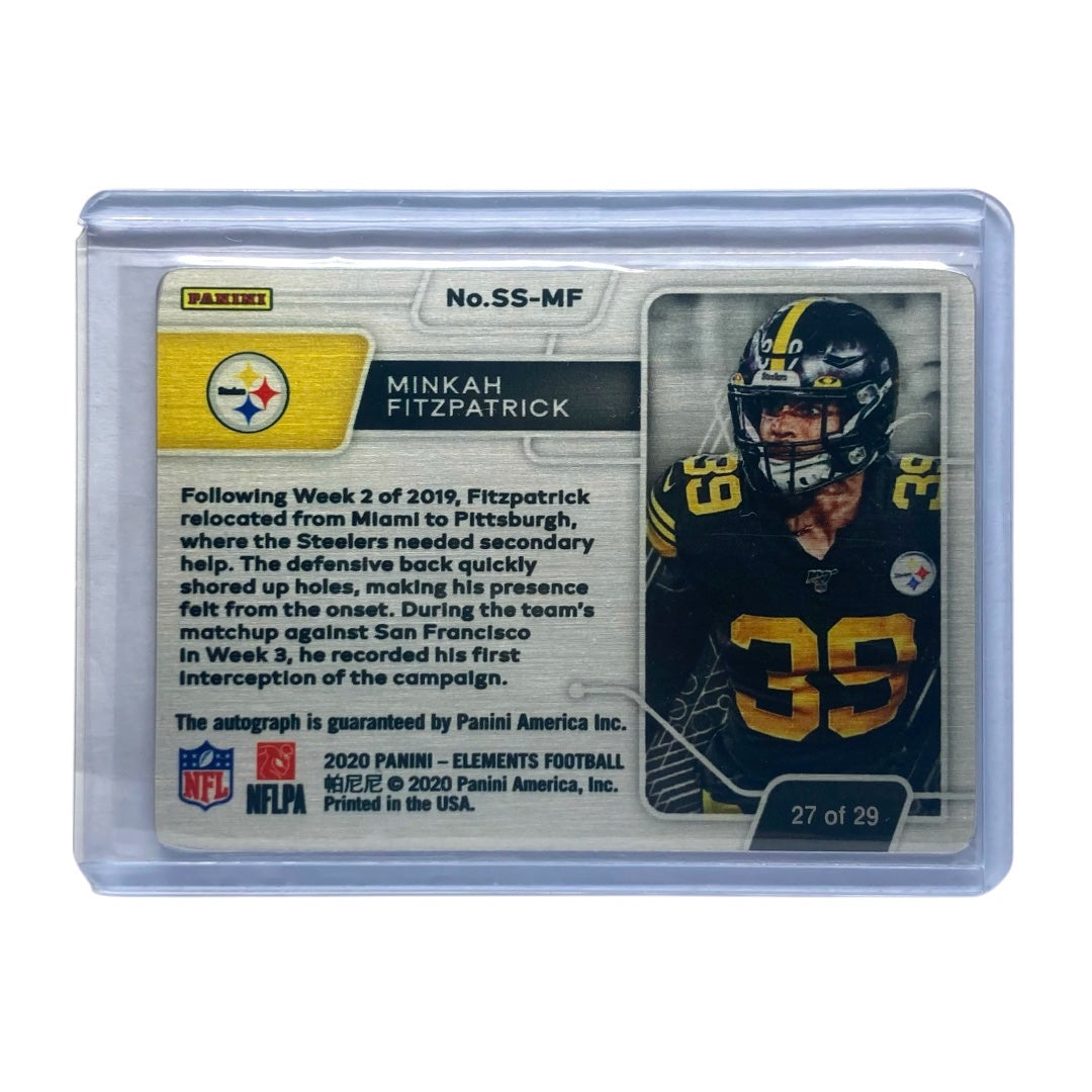 PANINI NFLカード ELEMENTS MINKAH FITZPATRICK STEELERS 27/29 #SS-MF 中古 IT2