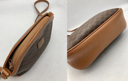 CELINE セリーヌ マカダム ショルダーバッグ 中古 D4