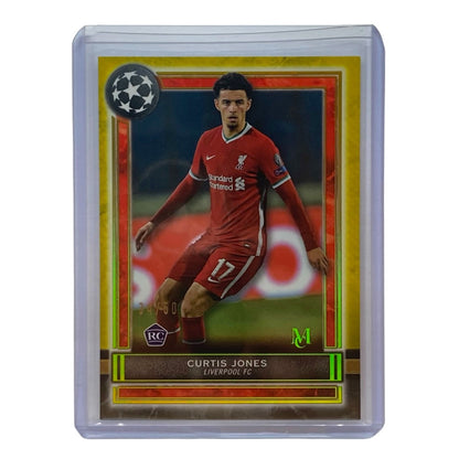 TOPPS サッカーカード MUSEUM COLLECTION CURTIS JONES LIVERPOOL 34/50 #15 中古 IT2