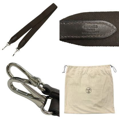 HERMES エルメス サックドパンサージュ トートバッグ ユニセックス フェルト ソーエルメス 限定 2way グレー/ブラウン 中古 T1