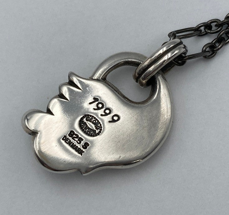 GEORG JENSEN ジョージジェンセン 1999年 ヘリテージ イヤーネックレス SV925 中古 D4