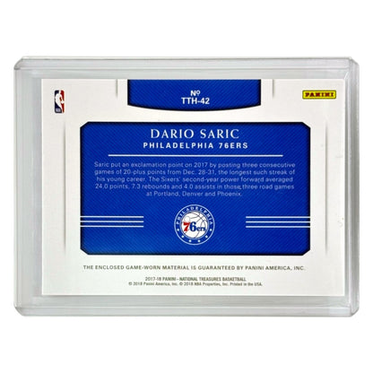 PANINI NBAカード NATIONAL TREASURES DARIO SARIC PHILADELPHIA 76ERS /24 #TTH-42 中古 IT1