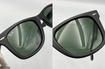 RayBan WAYFARER レイバン ウェイファーラー フルフィットモデル サングラス RB2140-F 901-S サイズ52 中古 D4