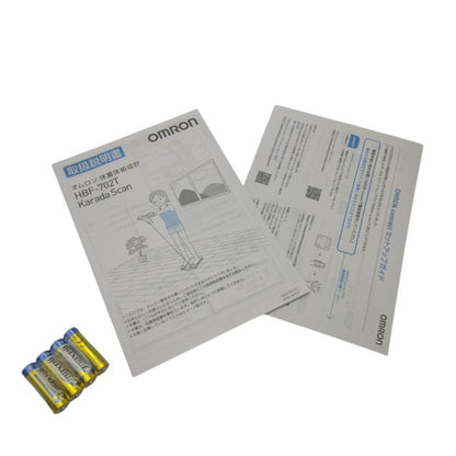 【未使用品】 OMRON オムロン Bluetooth対応 体重体組成計 カラダスキャン HBF-702T 中古 H4