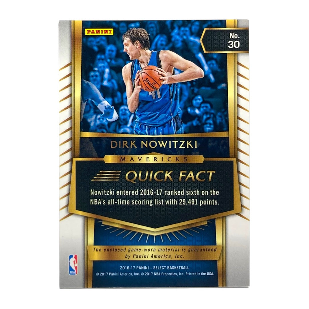PANINI NBAカード SELECT DIRK NOWITZKI MAVERICKS #30 中古 IT2