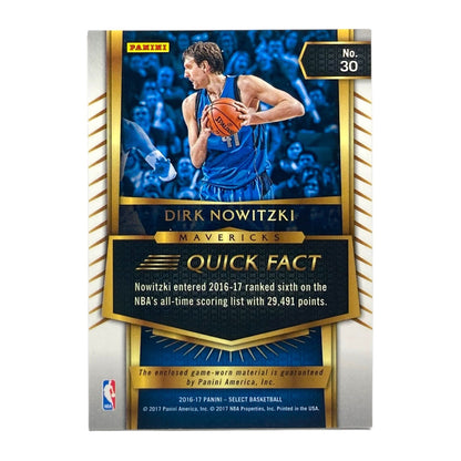 PANINI NBAカード SELECT DIRK NOWITZKI MAVERICKS #30 中古 IT2