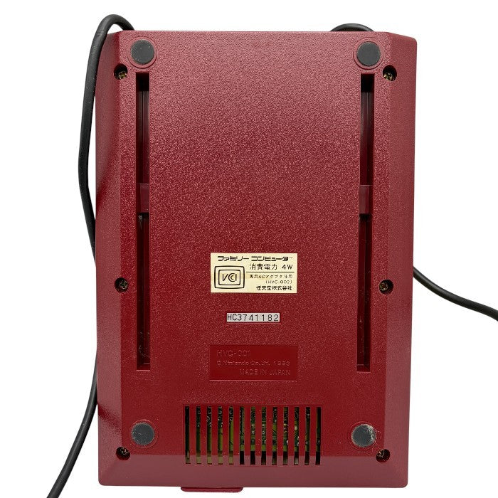 ジャンク品 任天堂 FAMILY COMPUTER ファミコン 本体 HVC-001 Nintendo レトロゲーム ゲーム機 ファミリーコンピューター 中古 W４