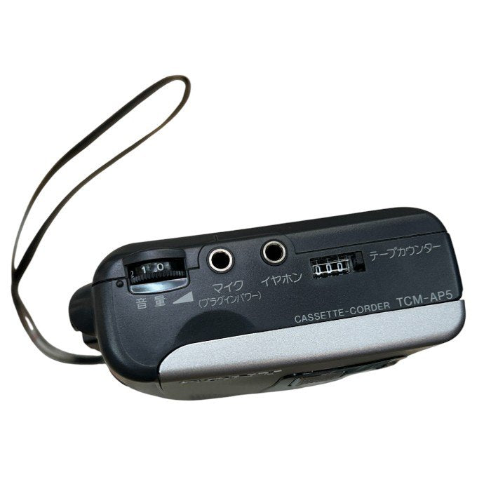 ジャンク品 SONY ソニー カセットテープレコーダー TCM-AP5 オーディオ 録音 持ち運び カセットテープ 中古 W４