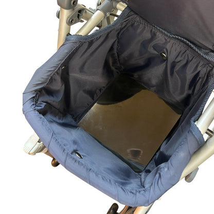 マキテック シルバーカー スルーンボックスＮ ネイビー CB-10NB 高齢者 介護 歩行 中古 W４