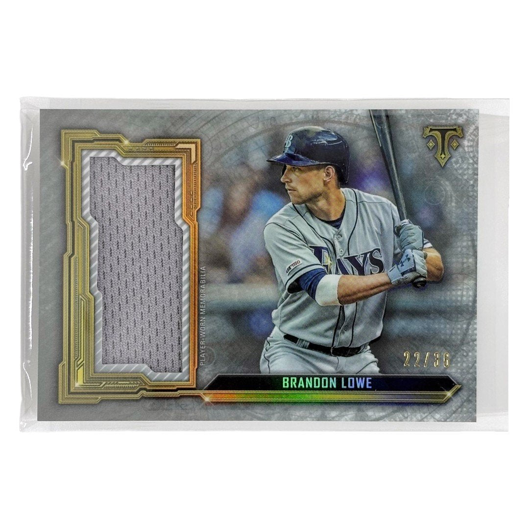 TOPPS MLBカード TRIPLE THREADS BRANDON LOWE TAMPA BAY RAYS /36 #SJR-BL 中古 IT1