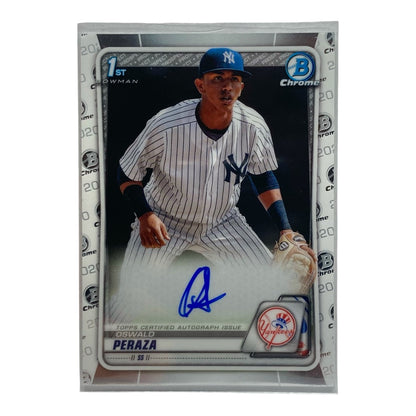 TOPPS MLBカード BOWMAN CHROME 1ST OSWALD PERAZA YANKEES #CPA-OP 中古 IT2