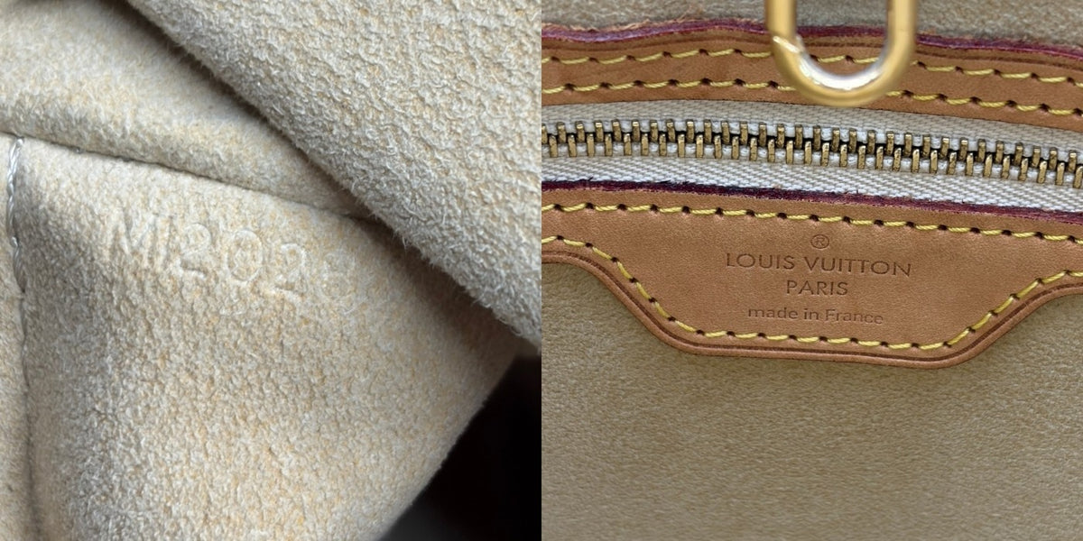 LOUIS VUITTON ルイヴィトン ダミエ アズール ハムステッドMM ハンドバッグ ホワイト N51206 鞄 ブランド レディース トートバッグ 中古 W４