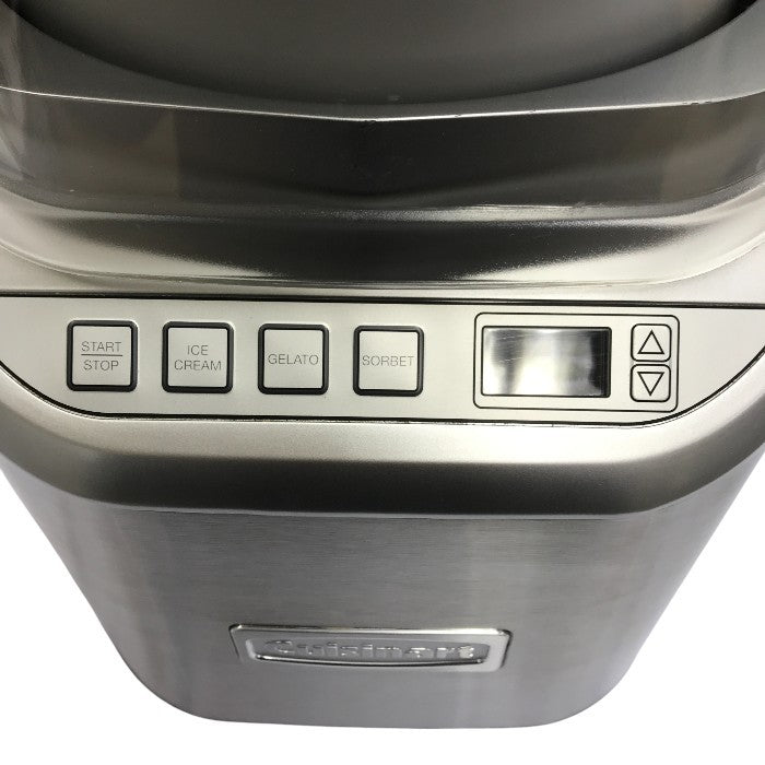 Cuisinart クイジナート アイスクリーム・ジェラート・シャーベットメーカー シルバー 家庭用 自家製 2クォート ICE-70 中古 T1