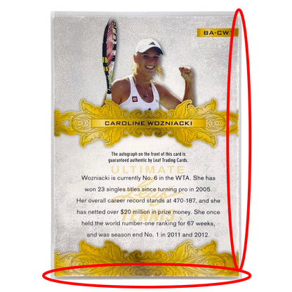 Leaf テニスカード ULTIMATE TENNIS CAROLINE WOZNIACKI #BA-CW1 中古 IT1
