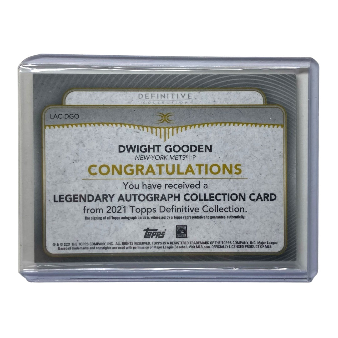 TOPPS MLBカード DEFINITIVE COLLECTION DWIGHT GOODEN METS 47/50 #LAC-DGO 中古 IT2