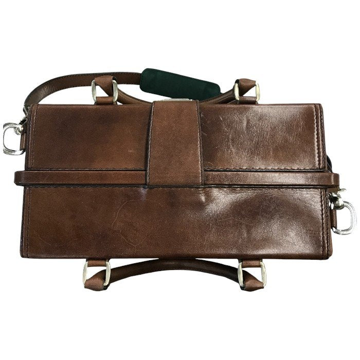 masumi マスミ カメラバッグ レザー 本革 ヴィンテージ ハード ショルダー ブラウン 中古 T1