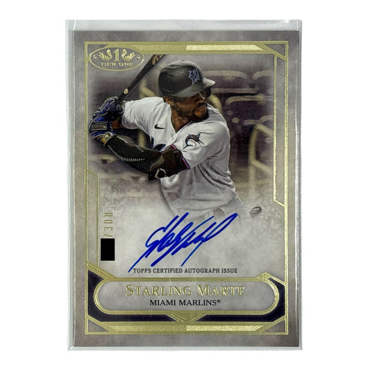 TOPPS MLBカード TIER ONE STARLING MARTE MIAMI MARLINS /300 #T1TA-SM 中古 IT1