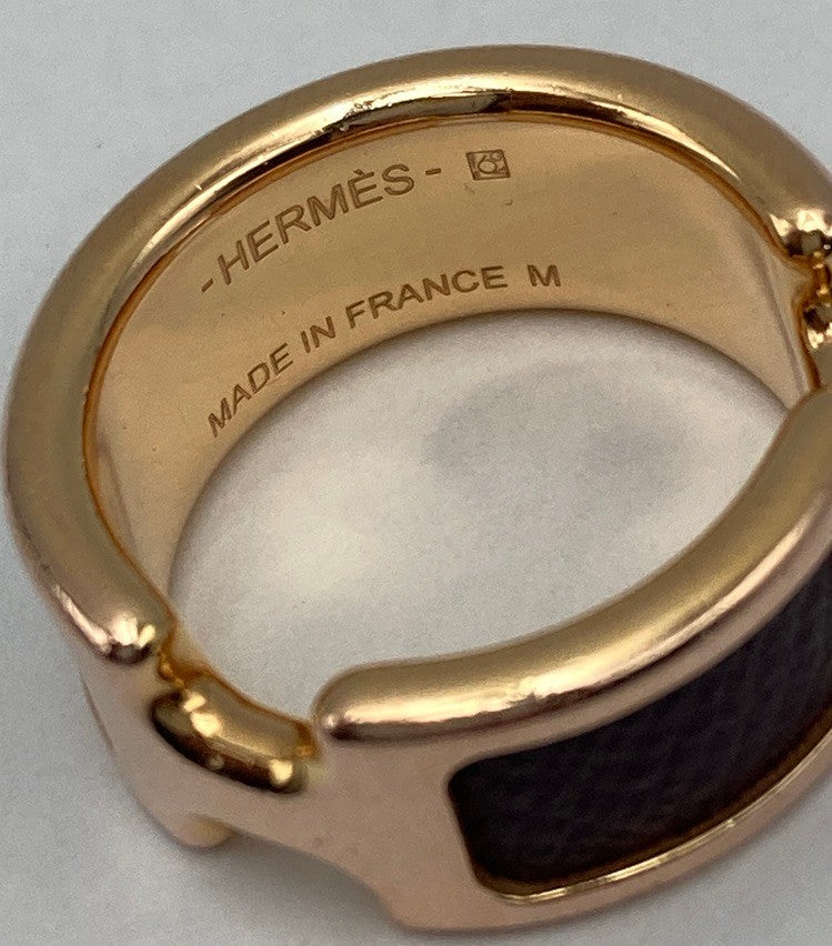 HERMES エルメス オランプ PM リング サイズM 中古 D4