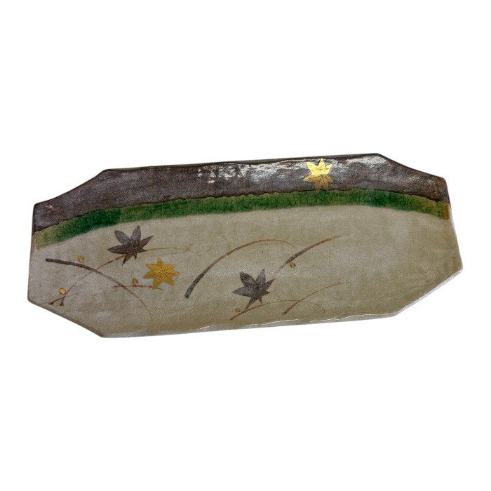 未使用品 たち吉 旭 長角皿 5枚 セット 和食器 食器 紅葉 和風 魚 皿 中古 W1