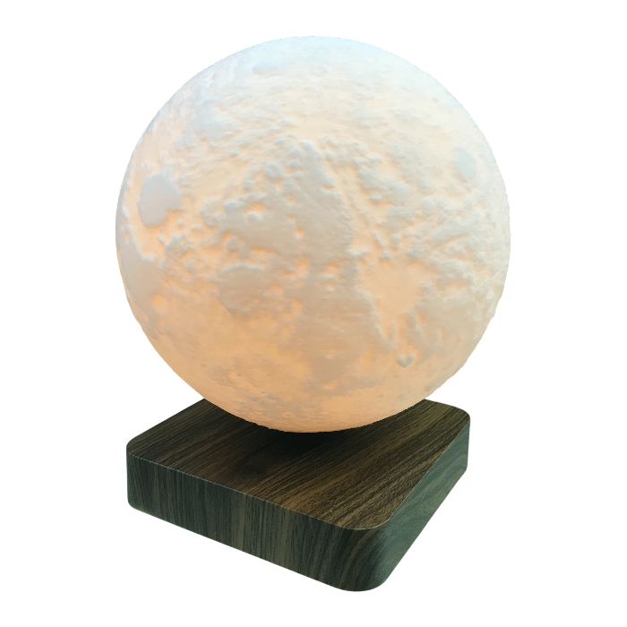 MOOCCI 浮遊 フローティング ムーンランプ ホワイト 磁気浮上 照明 ライト インテリア 間接照明 中古 T1