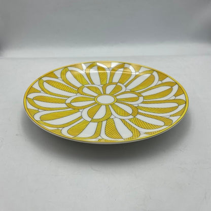 エルメス ソレイユ ドゥ エルメス デザートプレート No.2 ペア 046107P  皿 21cm ケーキ 幾何学模様 中古 R4