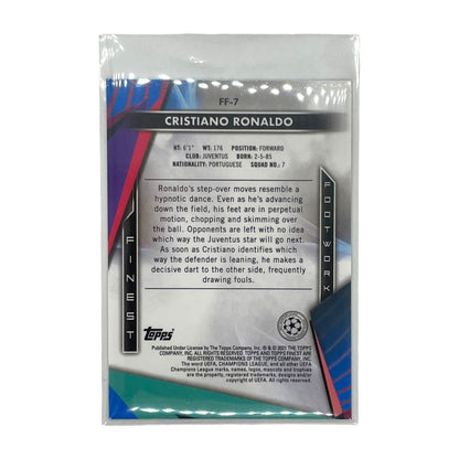 TOPPS サッカーカード FINEST FOOTWORK CRISTIANO RONALDO JUVENTUS #FF-7 中古 IT1