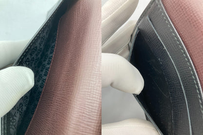 dunhill ダンヒル レザー 2つ折り長財布 ブラック メンズ 中古 D4