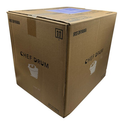 未開封品 アイリスオーヤマ 自動かくはん式調理機 CHEF DRUM DAC-IA2-H グレー IRIS OHYAMA シェフドラム 調理家電 自動調理鍋 電気鍋 揚げ物 中古 W４