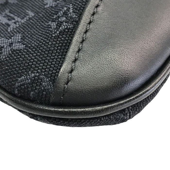 LOUIS VUITTON ルイヴィトン モノグラムミニ アンソフィ ポーチ レディース キャンバス/レザー 化粧 コスメ ネイビー M92697 中古 T1