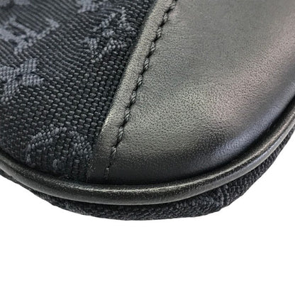 LOUIS VUITTON ルイヴィトン モノグラムミニ アンソフィ ポーチ レディース キャンバス/レザー 化粧 コスメ ネイビー M92697 中古 T1