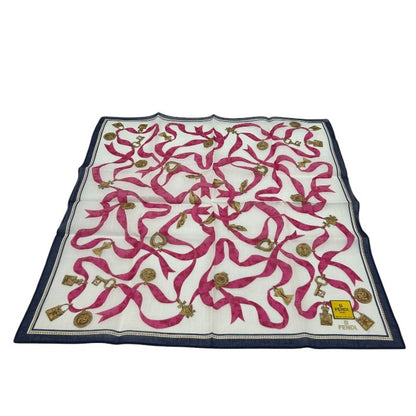 未使用品 FENDI フェンディ KENZO ケンゾー ハンカチ セット 花柄 リボン 鍵 レディース かわいい 中古 W４