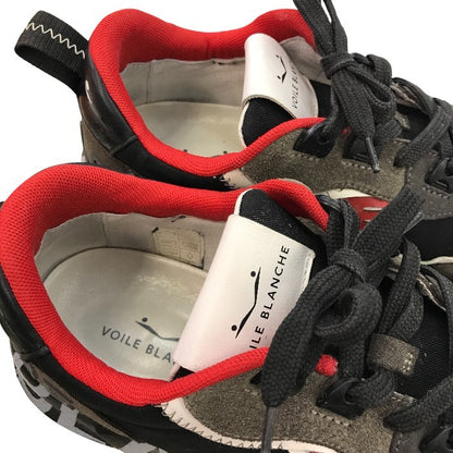 VOILE BLANCHE ボイルブランシェ スニーカー CLUB01 43 メンズ ローカット ロゴ スウェード 厚底 シューズ 中古 Y1