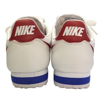 NIKE ナイキ CLASSIC CORTEZ LEATHER スニーカー レディース ローカット レザー コルテッツ ホワイト/レッド 23.5cm 807471-103 中古 T1